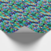 Kleurrijke diamanten en spaarkassen cadeaupapier (Hoek)