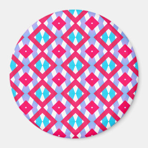 Kleurrijke diamantroze/blauw/paarse magneet
