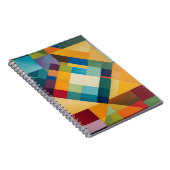 Kleurrijke Diamond Abstract Art Notitieboek (Rechterzijde)