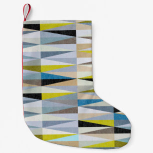 Kleurrijke Diamond Floor Tegels Textuur Kleine Kerstsok