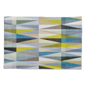 Kleurrijke Diamond Floor Tegels Textuur Kussensloop (Achterkant)