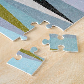 Kleurrijke Diamond Floor Tegels Textuur Legpuzzel (Zijkant)