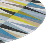 Kleurrijke Diamond Floor Tegels Textuur Snijplank (Hoek)