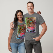 Kleurrijke diepgaande Zee Monster Art Pen Tekening T-shirt (Unisex)