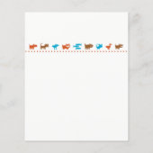 Kleurrijke Dieren Silhouetten Folder voor Dierenve (Achterkant)