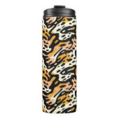 Kleurrijke Dierenprint 01 Thermosbeker (Voorkant)