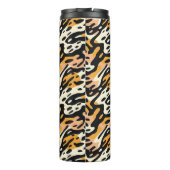 Kleurrijke Dierenprint 01 Thermosbeker (Achterkant)