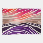 Kleurrijke Dierenprint Art Keuken Handdoek (Horizontaal)