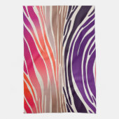 Kleurrijke Dierenprint Art Keuken Handdoek (Verticaal)