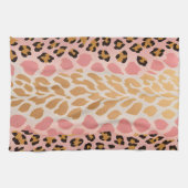 Kleurrijke Dierenprint Art Keuken Handdoek (Horizontaal)