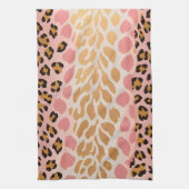 Kleurrijke Dierenprint Art Keuken Handdoek (Verticaal)