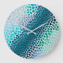 Kleurrijke Dierenprint Kunst Muur Klok