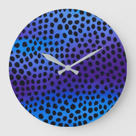 Kleurrijke Dierenprint Kunst Muur Klok