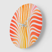 Kleurrijke Dierenprint Kunst Muur Klok (Hoek)