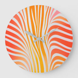 Kleurrijke Dierenprint Kunst Muur Klok