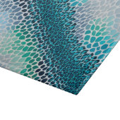 Kleurrijke dierenprint kunst snijplank (Hoek)