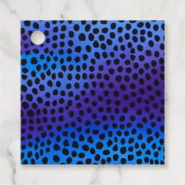 Kleurrijke dierprint kunst cadeaukaartjes bedankjes labels