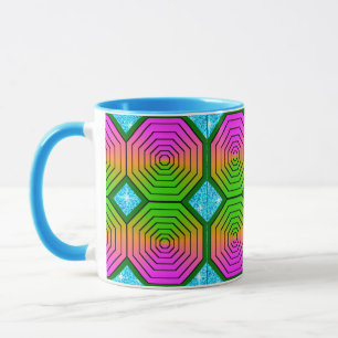 Kleurrijke Digital Design Combo Mok – Perfect Size