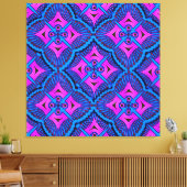 Kleurrijke Digitale 3D Canvas Art – Perfect Wall D (Insitu (Woonkamer))