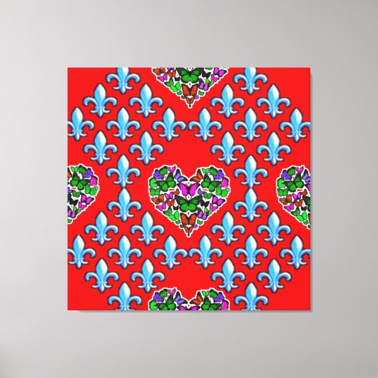 Kleurrijke Digitale 3D Canvas Art – Perfect Wall D (Voorkant)