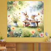 Kleurrijke Digitale 3D Canvas Art – Perfect Wall D (Insitu (Woonkamer))