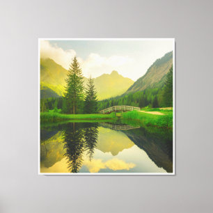 Kleurrijke Digitale 3D Canvas Art – Perfect Wall D Afdruk