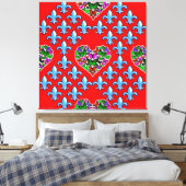 Kleurrijke Digitale 3D Canvas Art – Perfect Wall D Afdruk (Insitu (Slaapkamer))