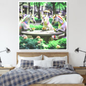 Kleurrijke Digitale 3D Canvas Art – Perfect Wall D Afdruk (Insitu (Slaapkamer))