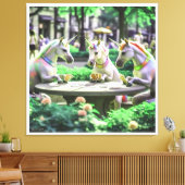 Kleurrijke Digitale 3D Canvas Art – Perfect Wall D Afdruk (Insitu (Woonkamer))