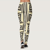 Kleurrijke digitale 3D design Leggings – Perfect F (Achterkant)