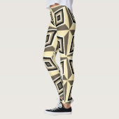 Kleurrijke digitale 3D design Leggings – Perfect F (Links)