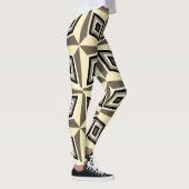 Kleurrijke digitale 3D design Leggings – Perfect F (Rechts)