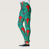 Kleurrijke digitale 3D design Leggings – Perfect F (Links)
