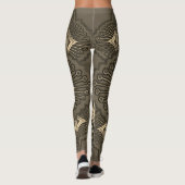 Kleurrijke digitale 3D design Leggings – Perfect F (Achterkant)