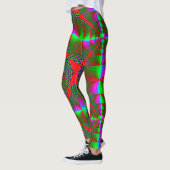 Kleurrijke digitale 3D-designleggings – Perfecte p Leggings (Links)