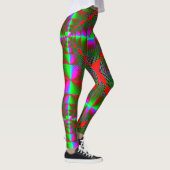 Kleurrijke digitale 3D-designleggings – Perfecte p Leggings (Rechts)