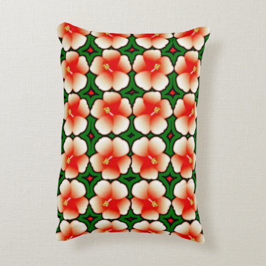 Kleurrijke Digitale 3D Ontwerp Geborsteld Polyeste Accent Kussen (Achterkant (Verticaal))