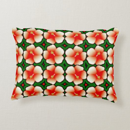 Kleurrijke Digitale 3D Ontwerp Geborsteld Polyeste Accent Kussen (Achterkant)