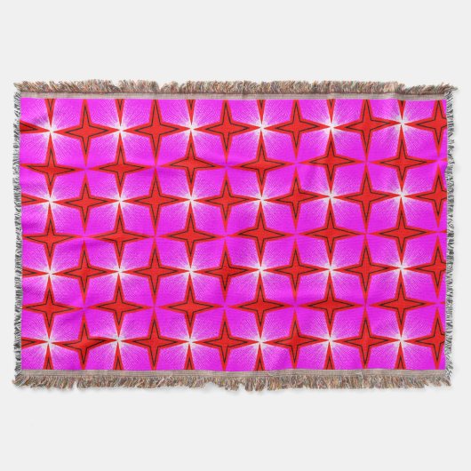 Kleurrijke Digitale 3D Ontwerp Gooi Deken – Perfec (Voorkant)
