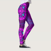 Kleurrijke digitale 3D-ontwerp leggings – Perfecte (Rechts)