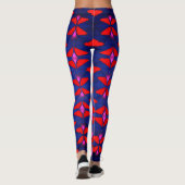 Kleurrijke digitale 3D-ontwerp leggings – Perfecte (Achterkant)