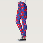 Kleurrijke digitale 3D-ontwerp leggings – Perfecte (Links)