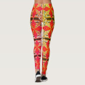 Kleurrijke digitale 3D-ontwerp leggings – Perfecte (Achterkant)