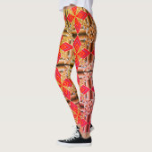 Kleurrijke digitale 3D-ontwerp leggings – Perfecte (Links)