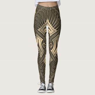 Kleurrijke digitale 3D-ontwerp leggings – Perfecte
