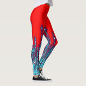 Kleurrijke digitale 3D-ontwerp leggings – PerfLegg (Rechts)