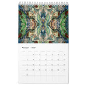 Kleurrijke Digitale Abstracte Kunst Kalender Elk J (Feb 2027)
