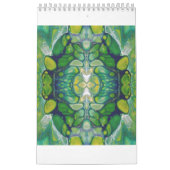 Kleurrijke Digitale Abstracte Kunst Kalender Elk J (Hoes)