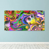 Kleurrijke digitale kunstkleurschilderingen met bl canvas afdruk (Insitu (Houten vloer))