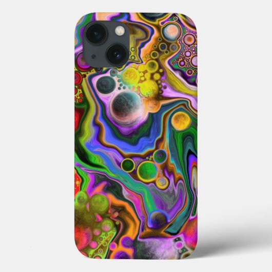Kleurrijke digitale kunstkleurschilderingen met bl Case-Mate iPhone case (Achterkant)
